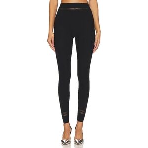 NWT - Wolford Net Lines Black Leggings